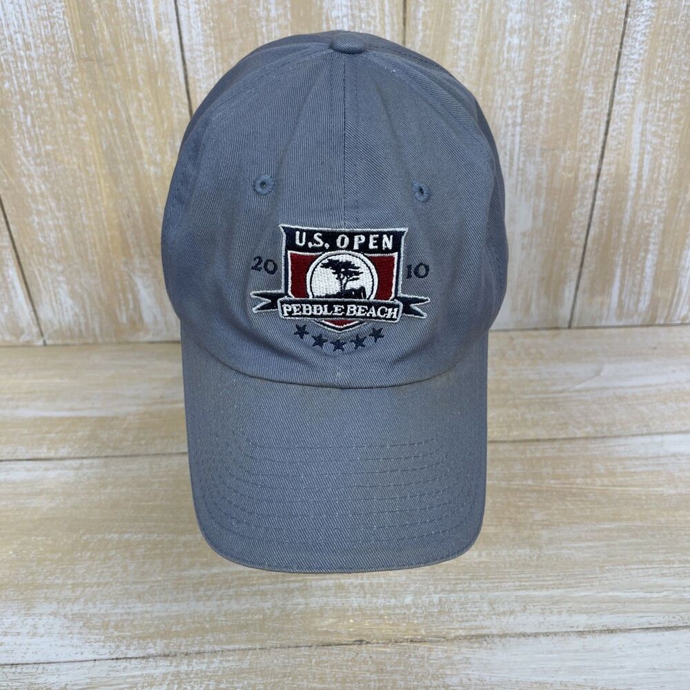 US Open Pebble Beach 2010 Golf Cap Hat USGA Member Blue Adjustable
